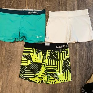 Bundle of 3 spandex shorts